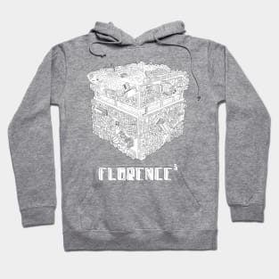 Florence Cube black and white Hoodie